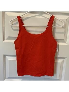 Spanx Power Boost Shelf Tank Top in Poppy - XS NWT